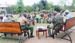DP William Ruto Shares a Moment With New Security Team