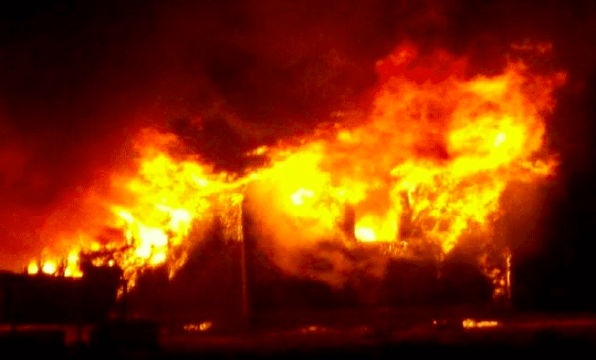 File image of a house on fire. |Photo| Courtesy|