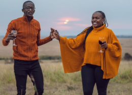 Njugush and his wife Celestine Ndinda