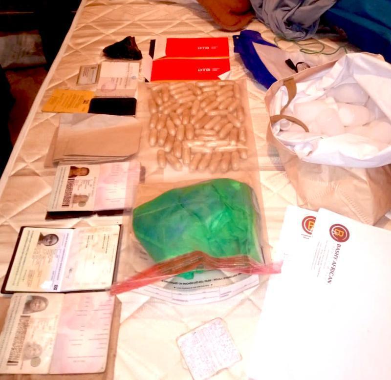 Suspected Heroin pellets recovered by DCI at a Beatrice Awuor's house in Nasra area, Kayole on September 7, 2021. |Courtesy| Twitter|