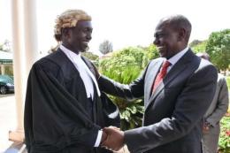 DP William Ruto and his son  Nick Ruto. 
