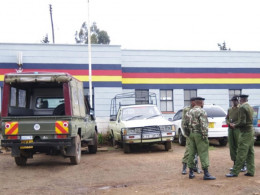 File image of officers outside a Police Station in Kenya. |Photo| Courtesy|
