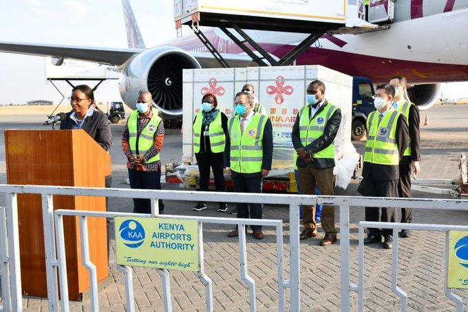 Kenya receives 200,000 doses of the Chinese vaccine Sinopharm