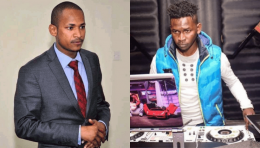 Embakasi East MP Babu Owino and DJ Evolve.