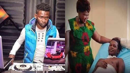 File image of DJ Evolve's late mother, Mary Hongo (right) and her son.