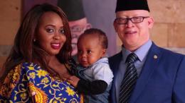 File image of Isaac Mwaura, wife Nelius Mukami and their son Njiru Mwaura. |Photo| Courtesy|