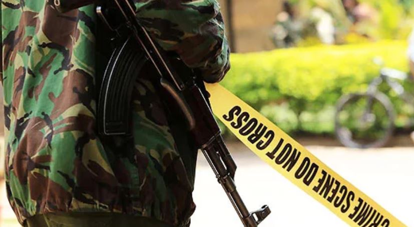 File image of a Kenyan Police officer with a gun. |Photo| Courtesy|