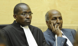 File image of lawyer Evans Monari and former Police Commissioner Hussein Ali. |Photo| Courtesy|