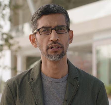 CEO of Google and Alphabet, Sundar Pichai. 