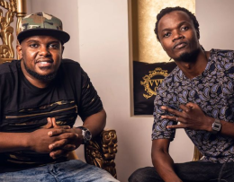 Rapper Nonini with Juliani