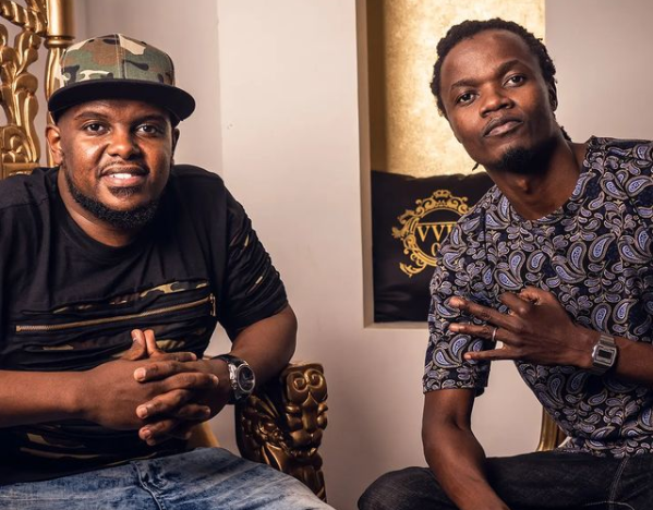 Rapper Nonini with Juliani