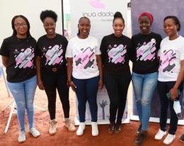 Janet Mbugua Launches Inua Dada Centre in Korogocho. 