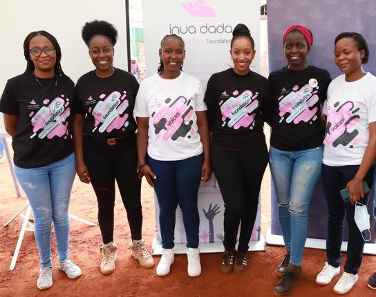 Janet Mbugua Launches Inua Dada Centre in Korogocho. 