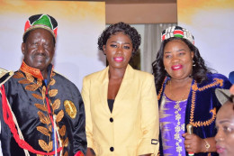 Raila Odinga, Akothee and Mama Ida Odinga