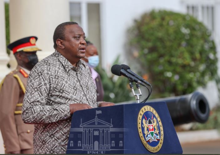 File image of President Uhuru Kenyatta