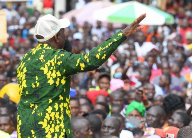 DP William Ruto in Malaba Town, Busia County.