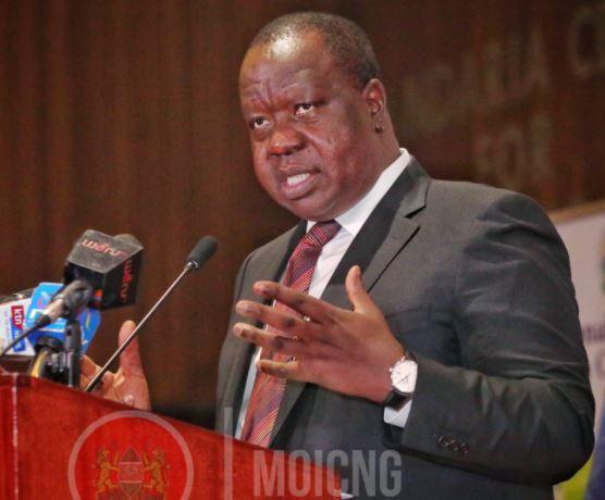 Interior CS Fred Matiang'i 