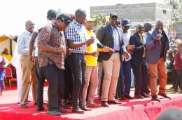 DP William Ruto in Murang'a County. 