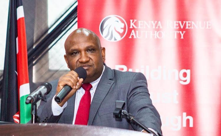 File image of  KRA Commissioner-General Githii Mburu.