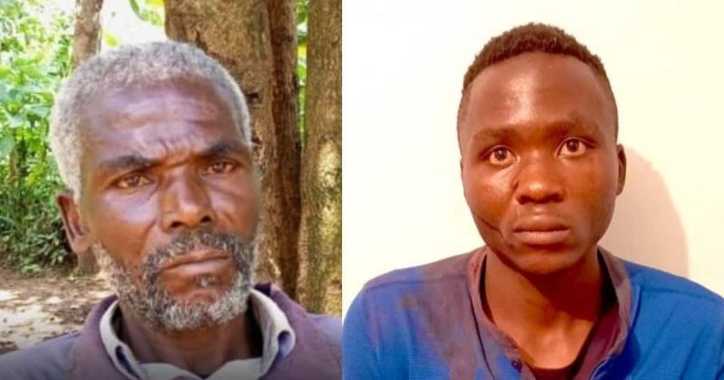 Colage image of Robert Wanjala and his son Masten Milimu Wanjala. |Photo| Courtesy|