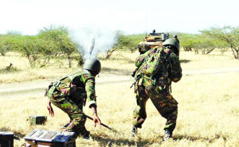 File image of KDF soldiers.  