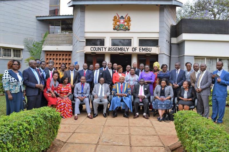 File image of the Embu County MCAs. |Courtesy| Facebook|