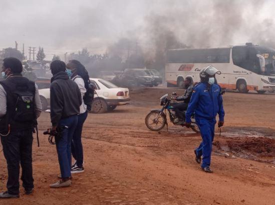 File image of police during a protest. |Photo| Courtesy|