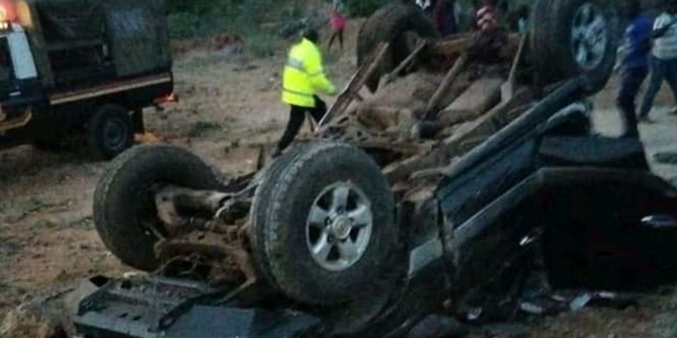 File image of the accident scene in Sapache. |Courtesy| Nation|