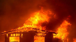 File image of a building on fire. |Photo| Courtesy|