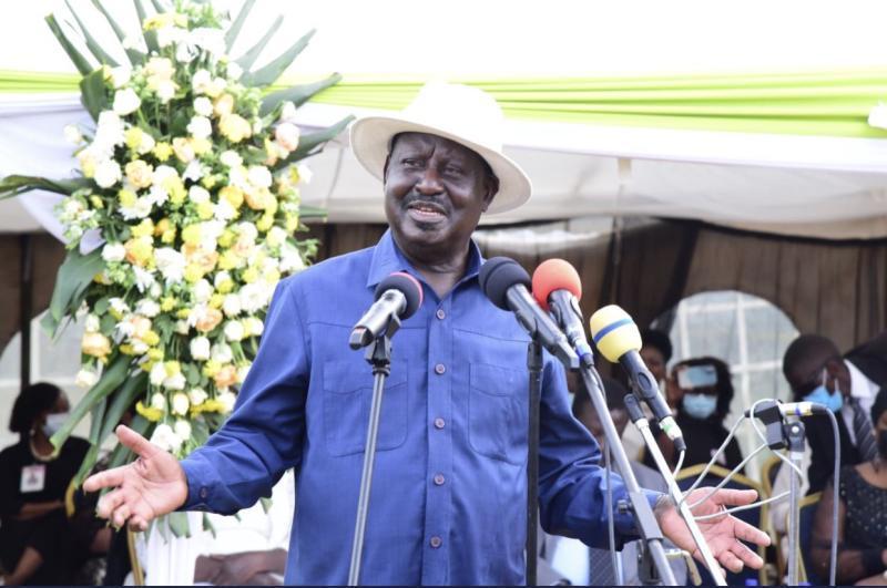 Orange Democratic Movement (ODM) leader Raila Odinga