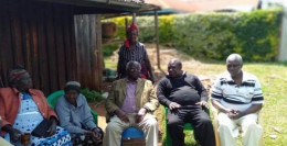 File image of retired President Mwai Kibaki at Nderitu Kibaki's home. |Photo| Courtesy|