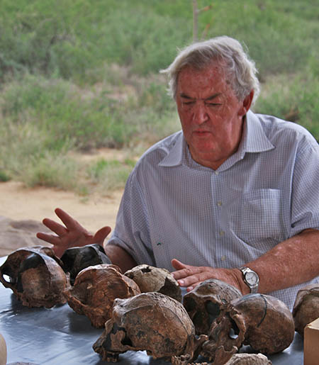 file image of Dr Richard Erskine Frere Leakey. 