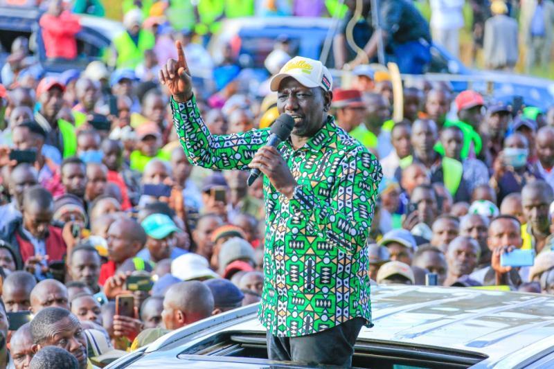 File image of DP William Ruto. 