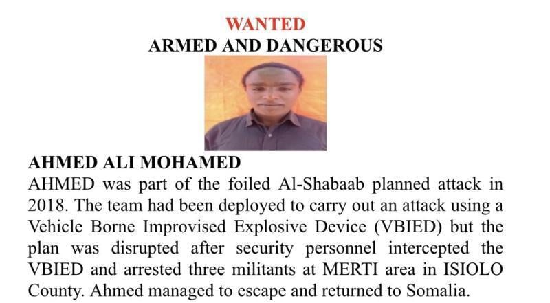 DCI Names 8 Most Wanted Terror Suspects 