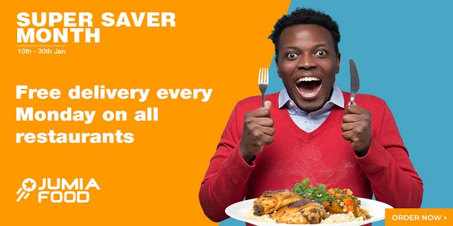 Jumia Food Consumers to Enjoy Free Delivery 