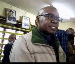 Jimi Wanjigi arrested and taken to Kamukunji police station. 