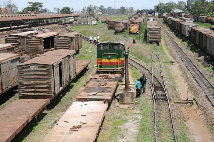 File image of old wagons at the Nairobi Railway Station. |Photo| Courtesy|