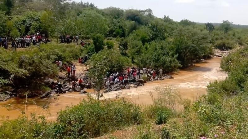 File image of people along River Yala. |Photo| Courtesy|