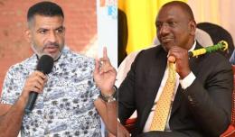 Collage image of DP William Ruto and Mvita MP Abdulswamad Nassir (l). |Photo| Courtesy|