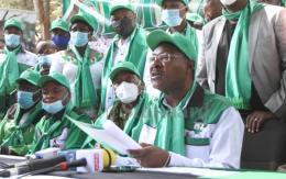 Ford Kenya leader Moses Wetangula and Party Officials.