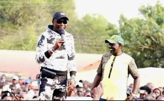 Deputy President William Ruto and Foreign Affairs Chief Administrative Secretary (CAS) Ababu Namwamba. 
