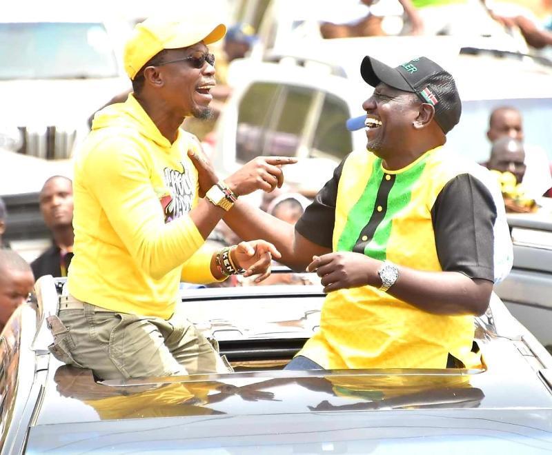 Deputy President William Ruto and Ababu Namwamba.