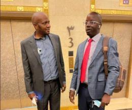 Gatundu South MP Moses Kuria and Raila Odinga Jr.