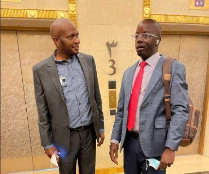Gatundu South MP Moses Kuria and Raila Odinga Jr.
