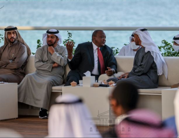 President Uhuru Kenyatta Meets Crown Prince Of Abu Dhabi