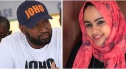Governor Hassan Joho and ex-wife Madina Giovanni Fazzini. 