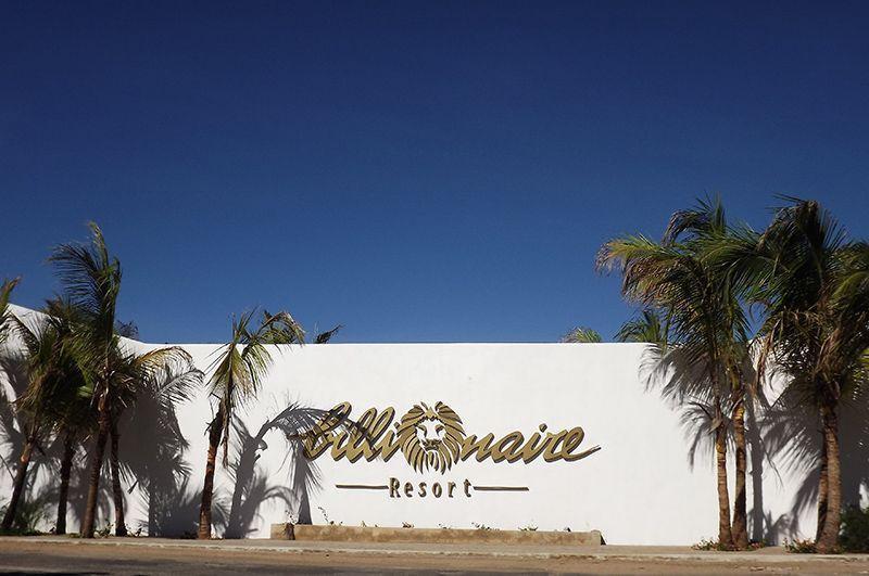 An insignia of the Billionaire Resort in Malindi. |Photo| Courtesy|