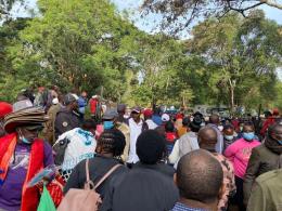 File image of Kenyans at the Sagana State Lodge on Wednesday, February 22, 2022. |Photo| Courtesy|