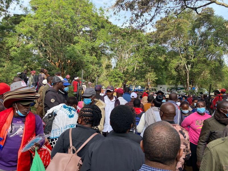 File image of Kenyans at the Sagana State Lodge on Wednesday, February 22, 2022. |Photo| Courtesy|