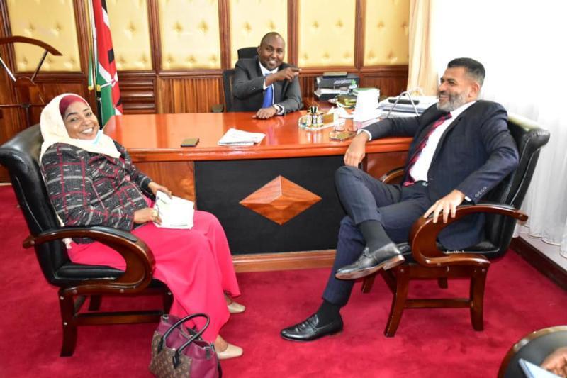 Junet Mohamed, Mishi Mboko and Shariff Nassir. 